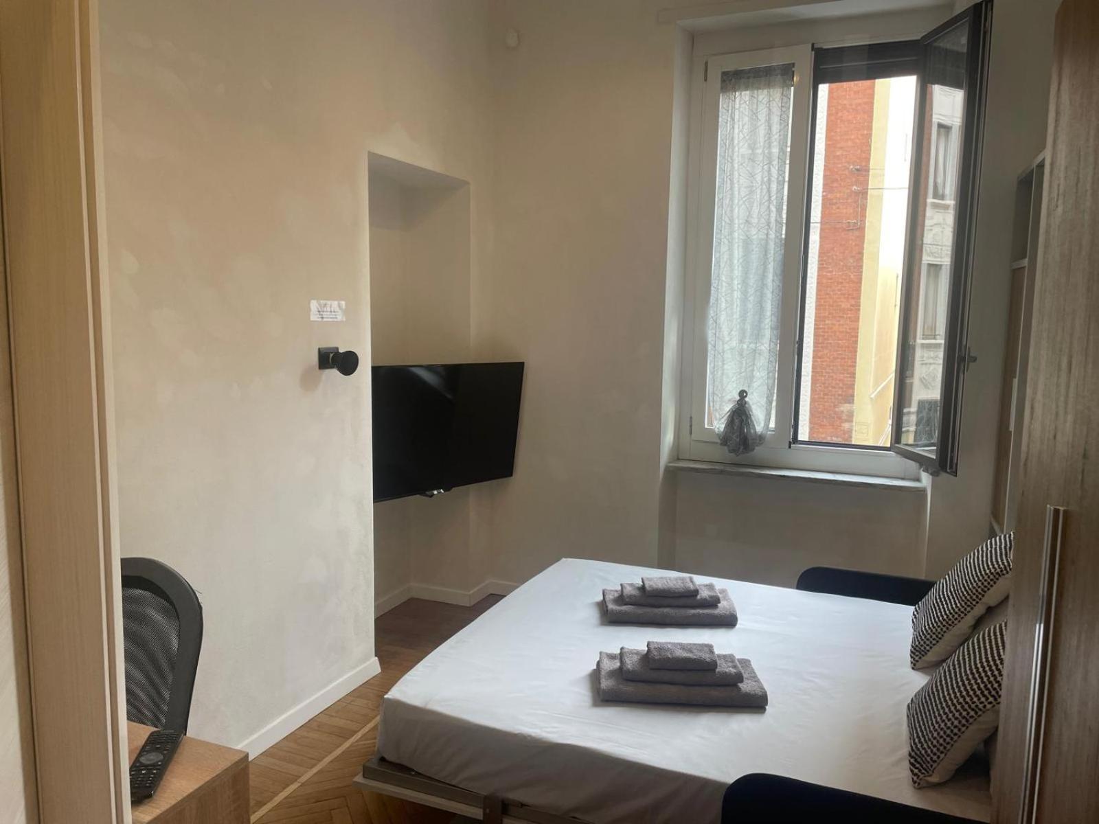 Drooms 4,0 Domotic Smart Self 24H,7 Vicino Treni Porta Susa E Centro Storico Turin Exteriör bild